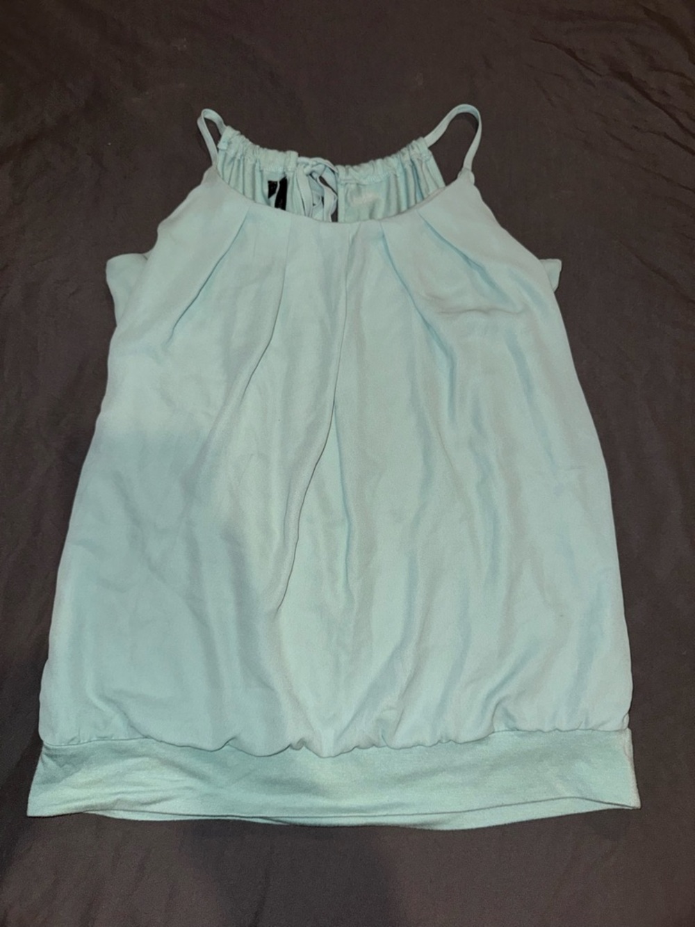 Light Blue Women’s Halter Tank Top